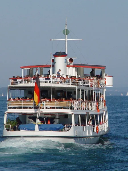 Excursion Boat Lake Constance — 图库照片
