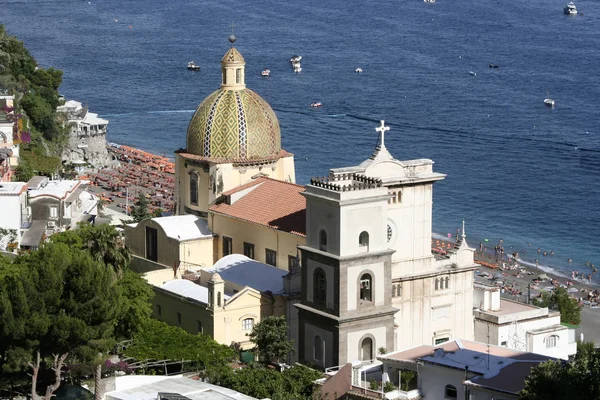 Church Santa Maria Assunta Positano — 스톡 사진