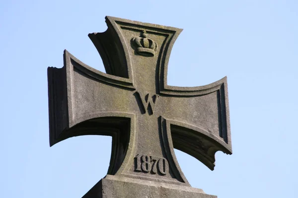 Fragment Einer Kirche Mit Kreuz — Stockfoto