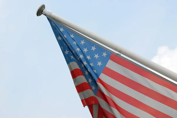 Amerikanische Flagge Himmel — Stockfoto