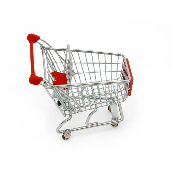 Winkelwagen Trolley Winkel — Stockfoto