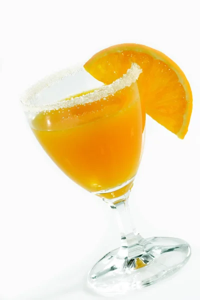 Χυμός Πορτοκαλιού Ποτήρι — Φωτογραφία Αρχείου
