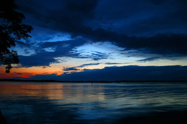 Beautiful View Warm Evening — Stock Photo, Image