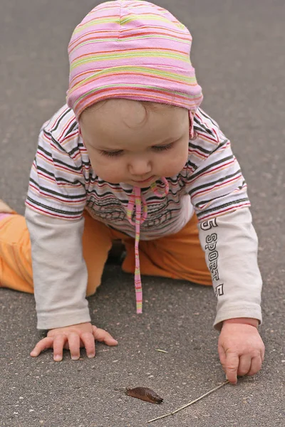 Potret Closeup Anak Lucu — Stok Foto