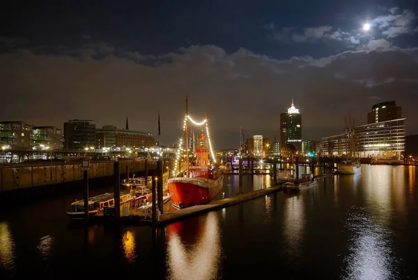 Hafenstadt Hamburg Deutschland — Stockfoto