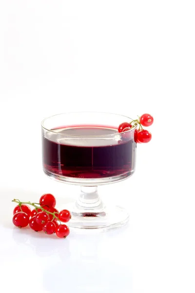 Blackcurrant Liqueur Berries — Stock Photo, Image