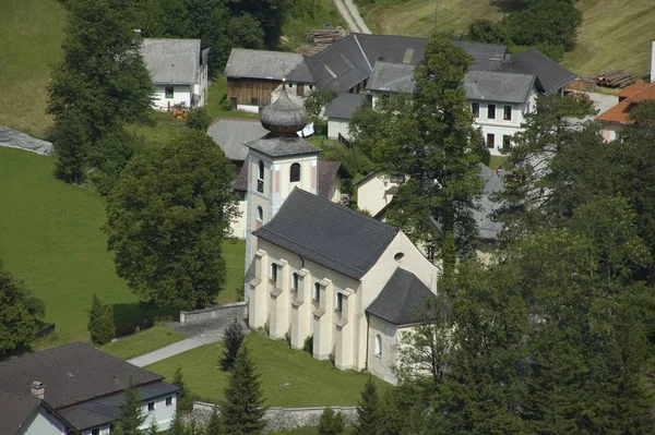 Kerk Schwarzau Bergen Lager Oostenrijk — Stockfoto