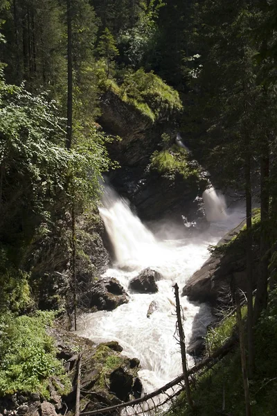 Natura Cascata Acqua Che Scorre — Foto Stock