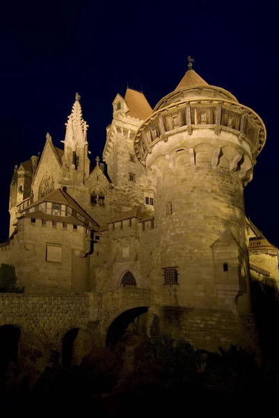 Замок Фазенштайн Концепция Путешествий Архитектуры — стоковое фото