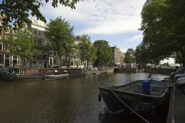 Kanál Most Amsterdamu — Stock fotografie