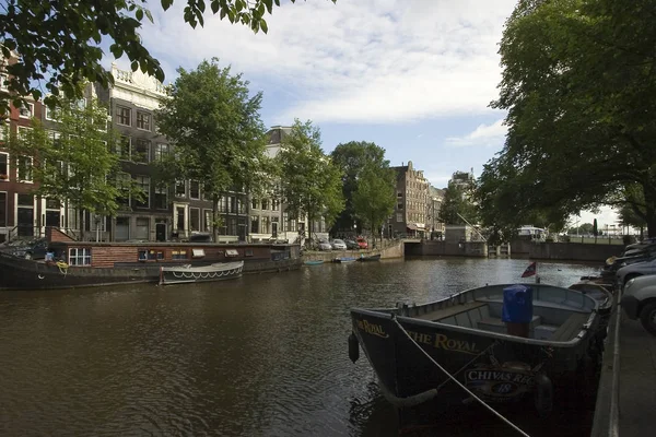 Ponte Sul Canale Amsterdam — Foto Stock