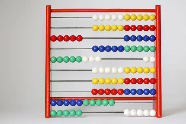 Abacus Matemática Calculadora Tipo Antigo — Fotografia de Stock
