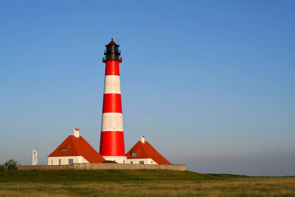 Westlicher Leuchtturm Der Nordseeküste — Stockfoto