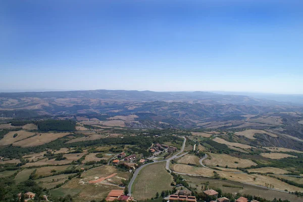 Vista Panorámica Del Campo Enfoque Selectivo —  Fotos de Stock