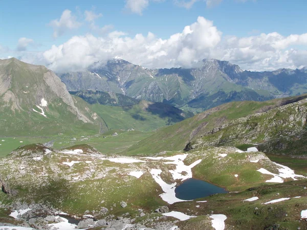 Paisagem Montanhosa Nas Montanhas — Fotografia de Stock