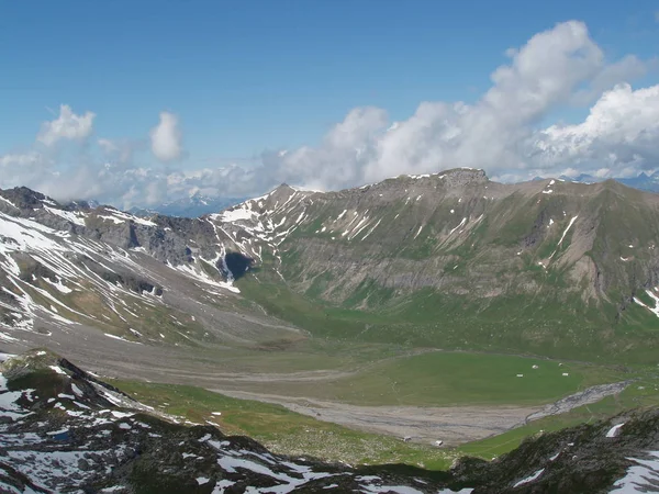 Vista Panorâmica Bela Paisagem Alpes — Fotografia de Stock