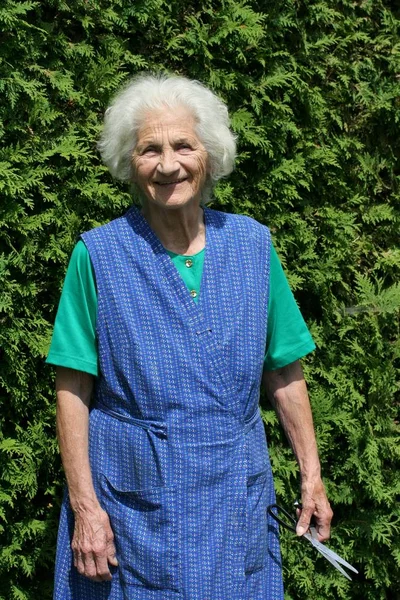 Porträtt Söt Mormor — Stockfoto