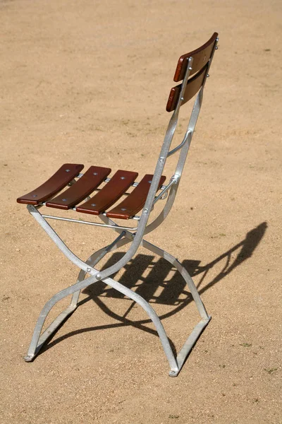 Strandstolar Det Sandiga Tropiska Havet — Stockfoto