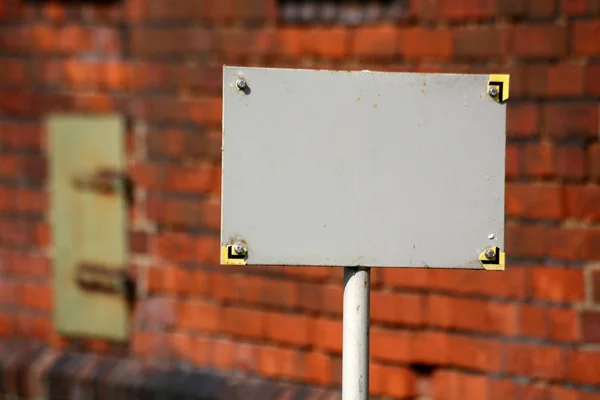 Prázdný Billboard Ulici — Stock fotografie