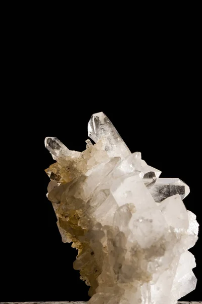 Bergkristall Kryształ Kamienny Kamień Leczniczy Dla Jasności Witalności — Zdjęcie stockowe