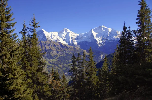 Vista Panorâmica Bela Paisagem Alpes — Fotografia de Stock