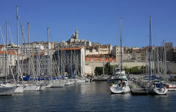 Marseille Vieux Port Notre Dame — Foto de Stock