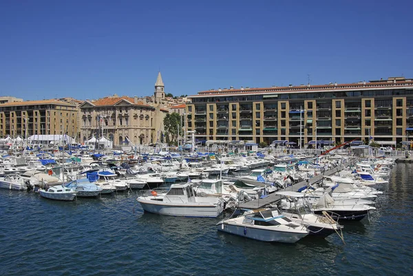 Marseille Vieux Port Hôtel Ville — Foto de Stock