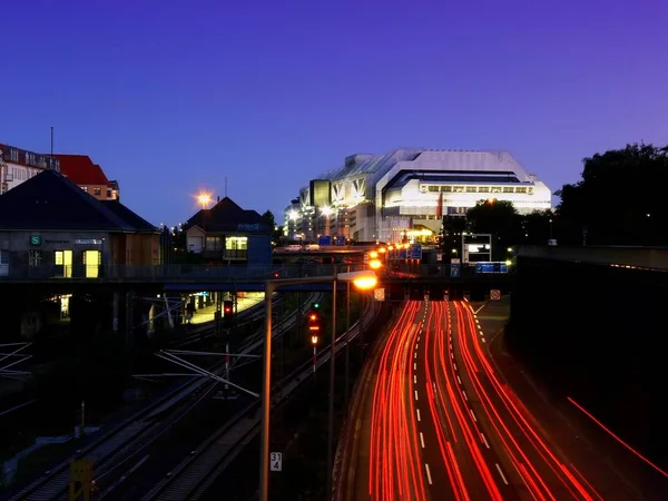 Trafik Karayolu Altyapısının Manzarası — Stok fotoğraf