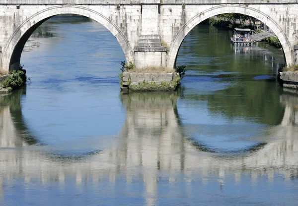 Ponte Sant Angelo Roma — Fotografia de Stock