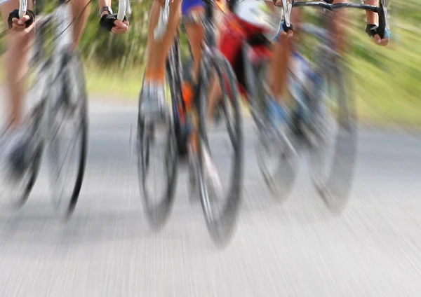 Ciclista Bicicleta Calle — Foto de Stock