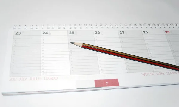 Calendar Planner Day Organizer — Stock Photo, Image