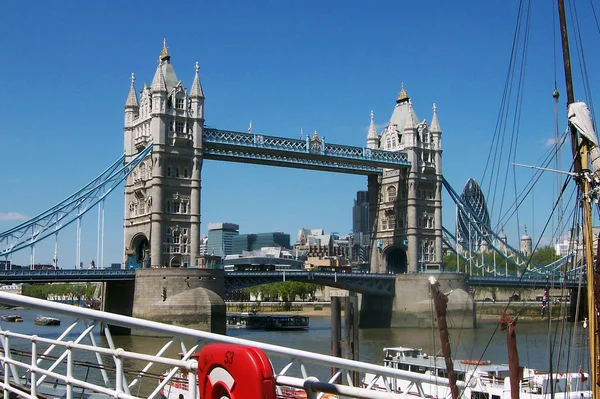 Torony Híd Londonban Angliában — Stock Fotó