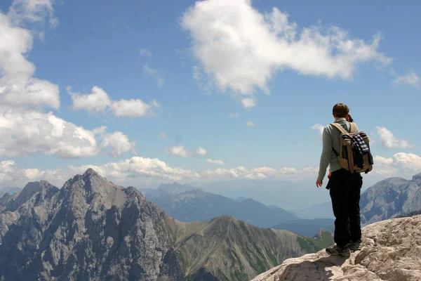 Grande Vista Sobre Zugspitze — Fotografia de Stock