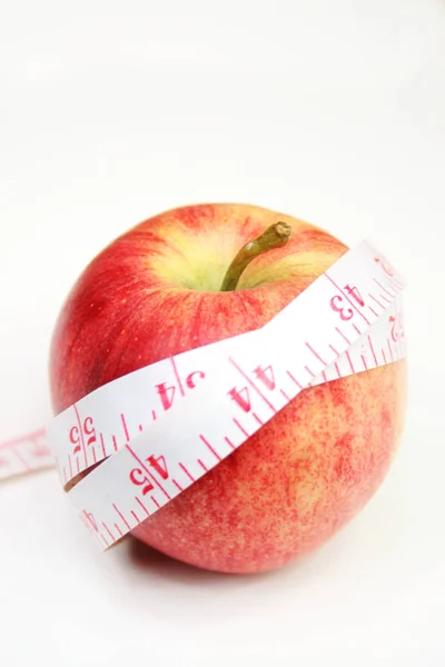 Manzanas Maduras Frescas Alimentación Saludable — Foto de Stock