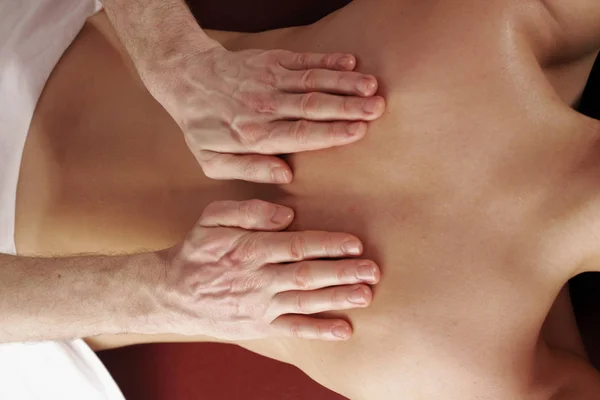 healing hands of masseur