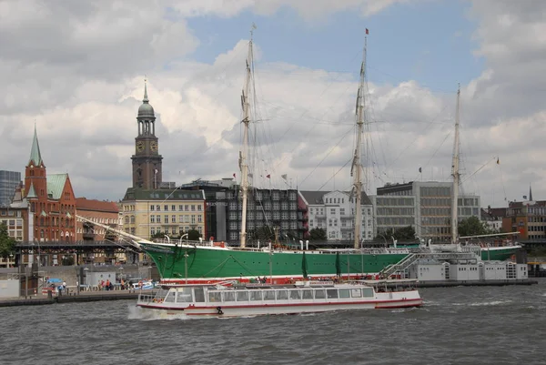 Hafenstadt Hamburg Deutschland — Stockfoto