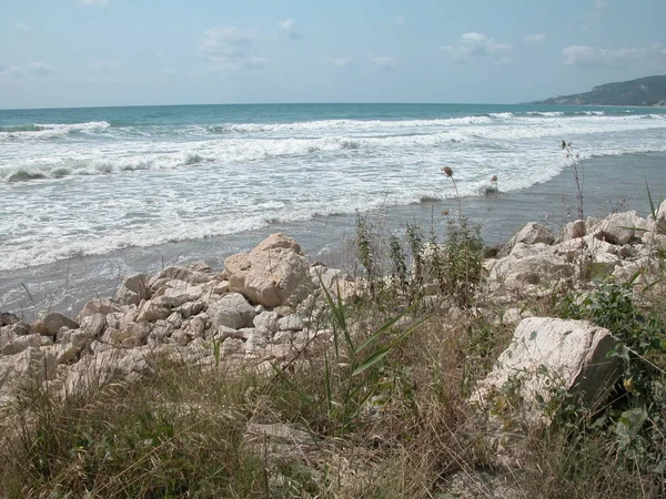 Mar Litoral Natureza Paisagem Fundo — Fotografia de Stock