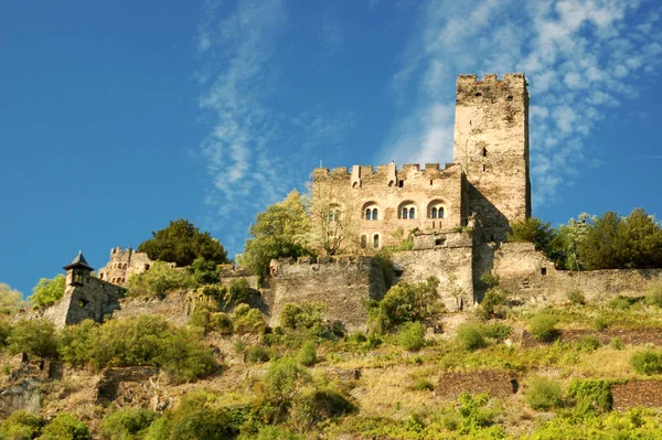 Vista Panorâmica Bela Arquitetura Medieval Fortaleza — Fotografia de Stock