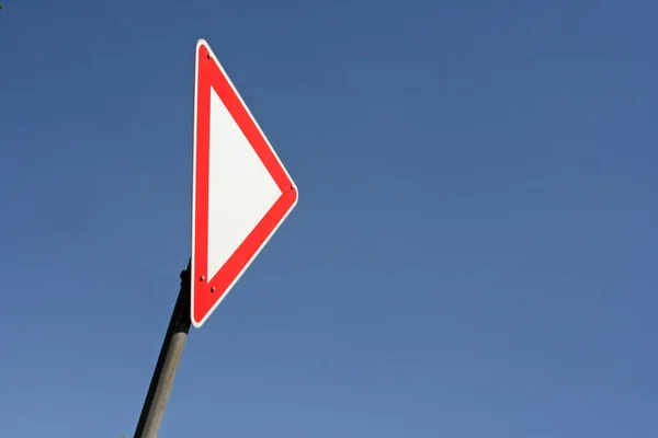 Traffic Signs Selective Focus — Stock Photo, Image