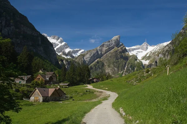 Μονοπάτι Για Seealpsee Appenzell — Φωτογραφία Αρχείου