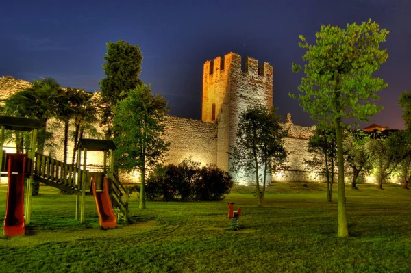 Vista Panorámica Hermosa Arquitectura Medieval Fortaleza — Foto de Stock