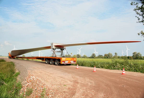 Longest Rotor Blade World 50M Long Weighs 500Kg — Stock Photo, Image