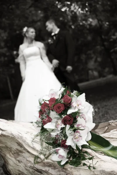 新郎新婦の結婚式のコンセプト — ストック写真