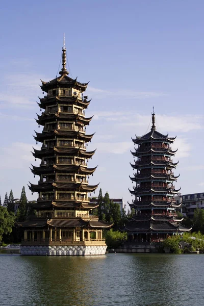Pagoda Guilin Porslin — Stockfoto