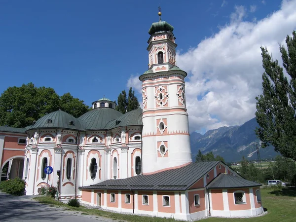 Iglesia Las Charles Los Volantes Del Tirol — Foto de Stock
