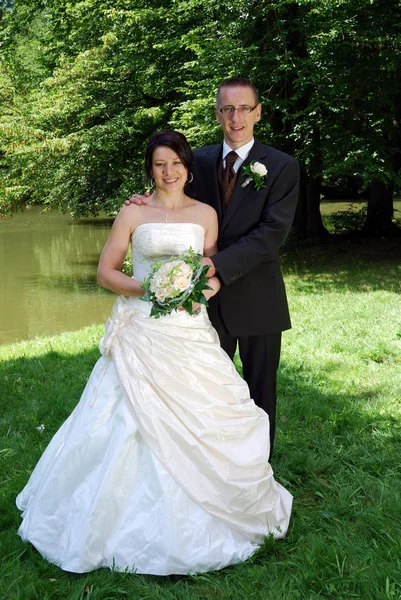 Menyasszony Vőlegény Esküvő Koncepció — Stock Fotó