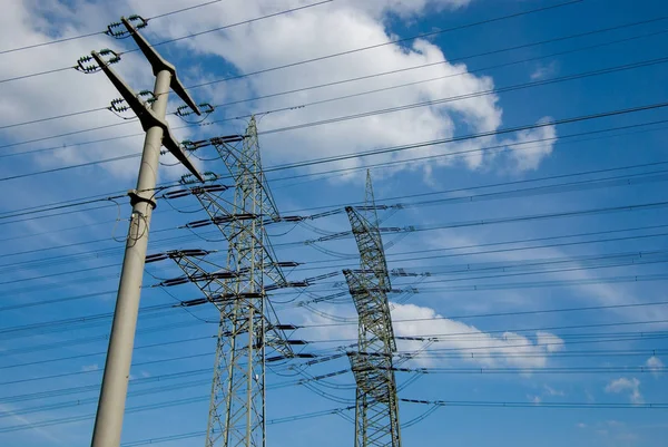 Übertragung Sender Elektrizität — Stockfoto