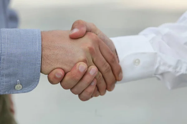 Handdruk Overeenkomst Zakelijke Transacties — Stockfoto