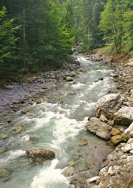 Festői Kilátás Gyönyörű Alpok Táj — Stock Fotó