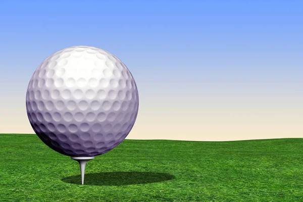 Golfballspiel Sportkonzept — Stockfoto